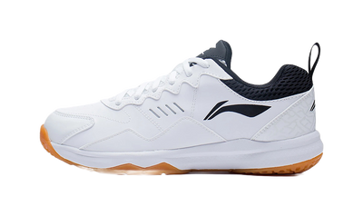 Li Ning Ace 21 V1 Low-Top Badminton Shoes - Slip & Abrasion Resistant Breathable Unisex White Black 