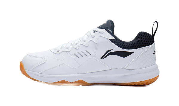 Li Ning Ace 21 V1 Low-Top Badminton Shoes - Slip & Abrasion Resistant Breathable Unisex White Black 