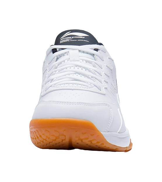 Li Ning Ace 21 V1 Low-Top Badminton Shoes - Slip & Abrasion Resistant Breathable Unisex White Black 