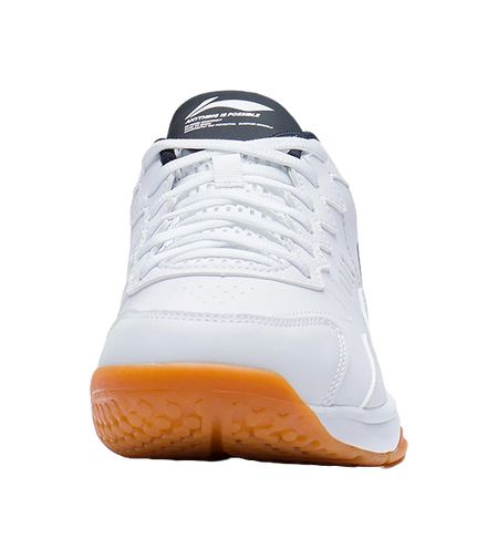Li Ning Ace 21 V1 Low-Top Badminton Shoes - Slip & Abrasion Resistant Breathable Unisex White Black 
