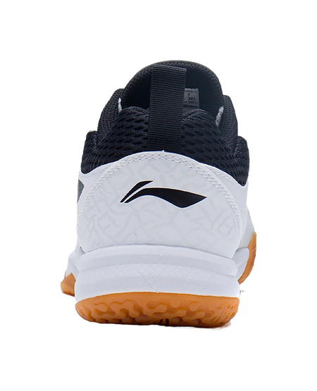 Li Ning Ace 21 V1 Low-Top Badminton Shoes - Slip & Abrasion Resistant Breathable Unisex White Black 