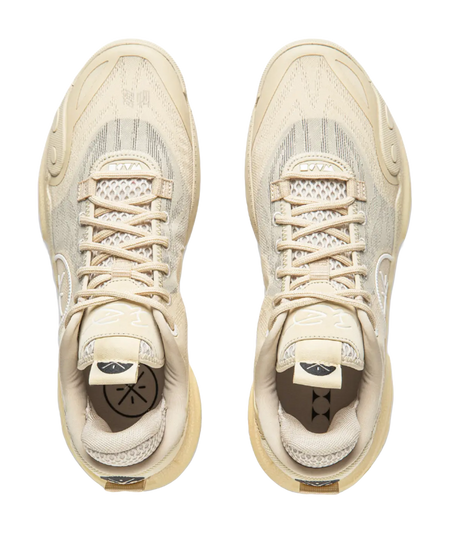 Li Ning All City 12 Basketball Shoes Mens Low top Light Milk Umber  vjsneaker.com