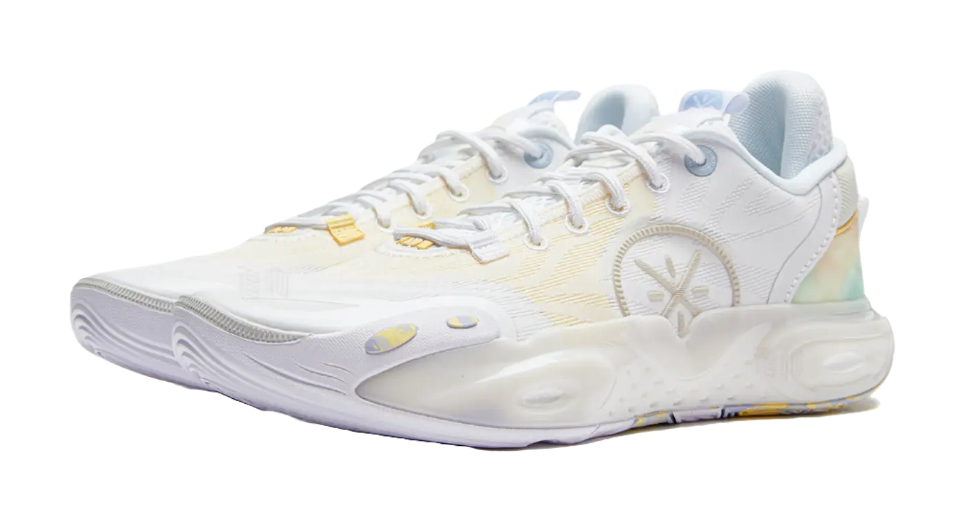 Li Ning All City 12 Basketball Shoes Mens Low top Standard White  vjsneaker.com