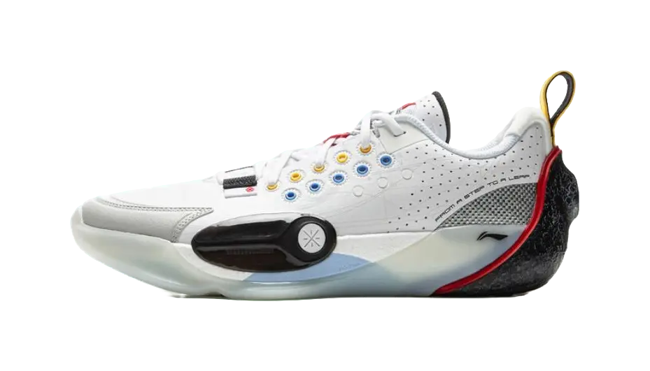 Li Ning All City 13 Basketball Shoes Mens Low top White Black  vjsneaker.com