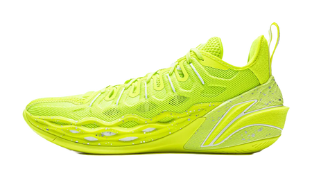 Li Ning Buckets Basketball Shoes Mens Low top Fluorescent Alpha Hydroxy Acids Green  vjsneaker.com