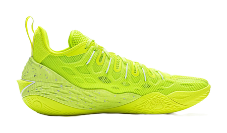 Li Ning Buckets Basketball Shoes Mens Low top Fluorescent Alpha Hydroxy Acids Green  vjsneaker.com
