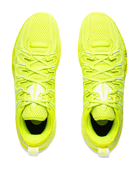 Li Ning Buckets Basketball Shoes Mens Low top Fluorescent Alpha Hydroxy Acids Green  vjsneaker.com