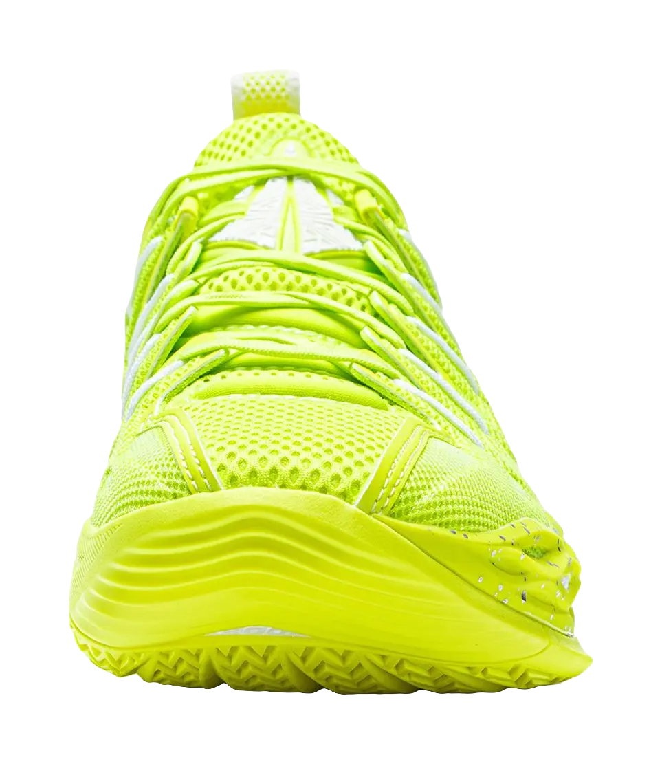 Li Ning Buckets Basketball Shoes Mens Low top Fluorescent Alpha Hydroxy Acids Green  vjsneaker.com