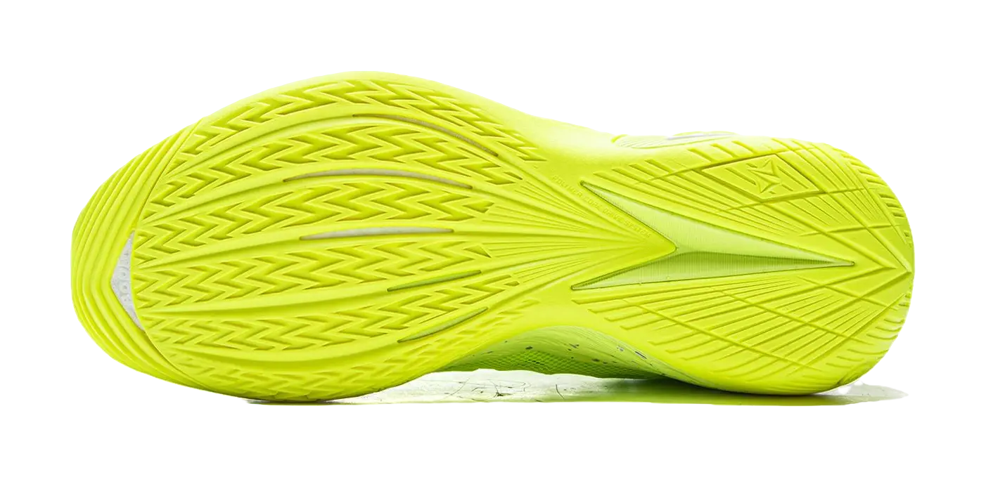 Li Ning Buckets Basketball Shoes Mens Low top Fluorescent Alpha Hydroxy Acids Green  vjsneaker.com