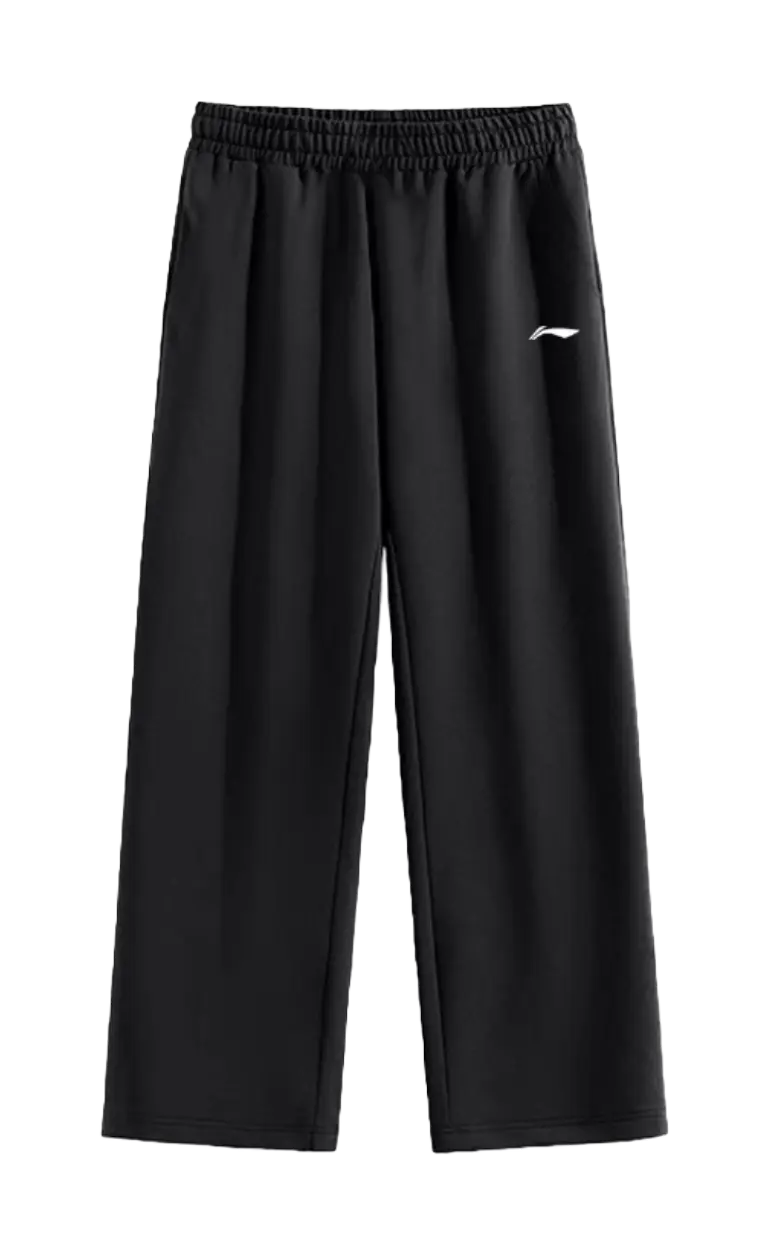 Li Ning Casual Pants Unisex Black Moderate Sweatpants  vjsneaker.com