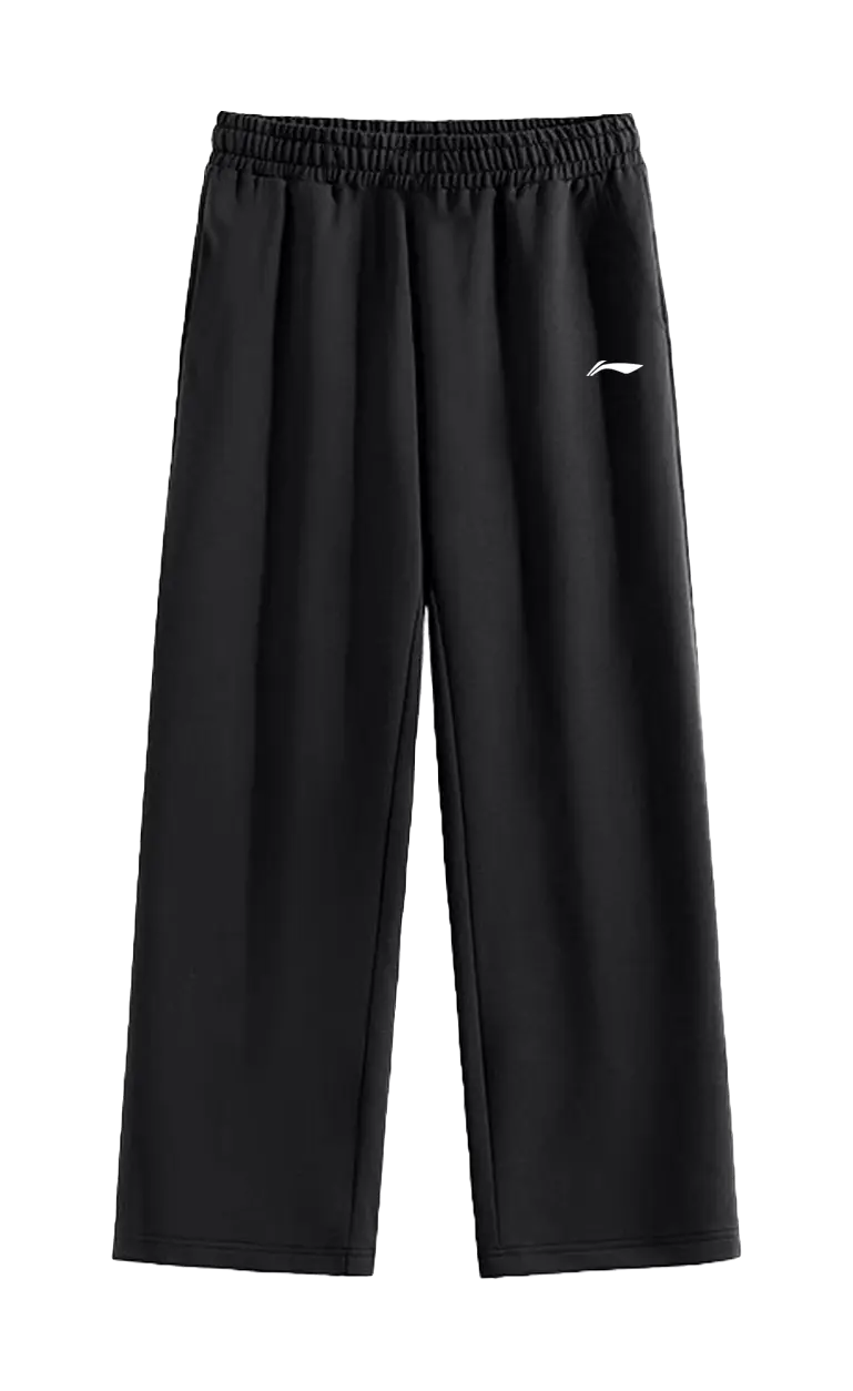 Li Ning Casual Pants Unisex Black Moderate Sweatpants  vjsneaker.com