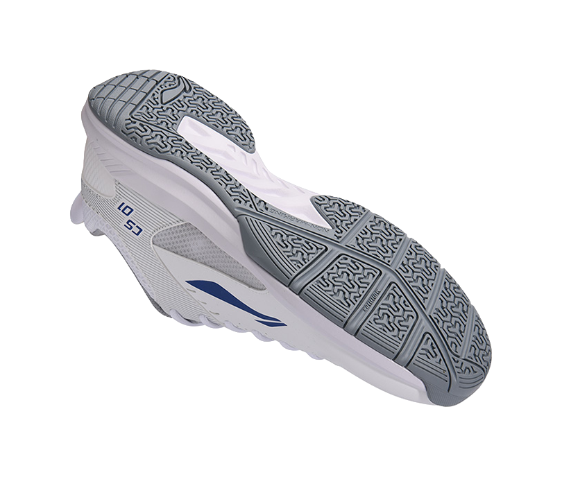 Li Ning Feather Cushion Low-Top Badminton Shoes - Lightweight Breathable & Abrasion Resistant Unisex Standard White 