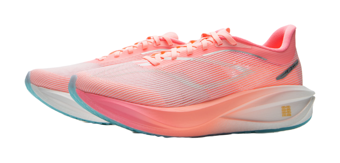 Li Ning Feidian 5 Challenger - Carbon Plate Racing Shoes for Men Lightweight & High Rebound in Pink 