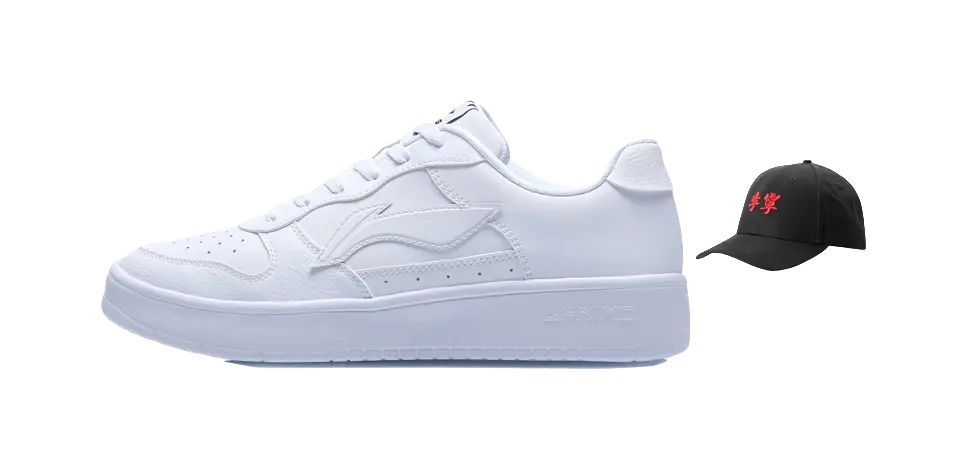 Li Ning Floating Boat Slip Resistant, Abrasion Resistant, Breathable, Height Increasing Low top Skateboard Shoes Mens  vjsneaker.com