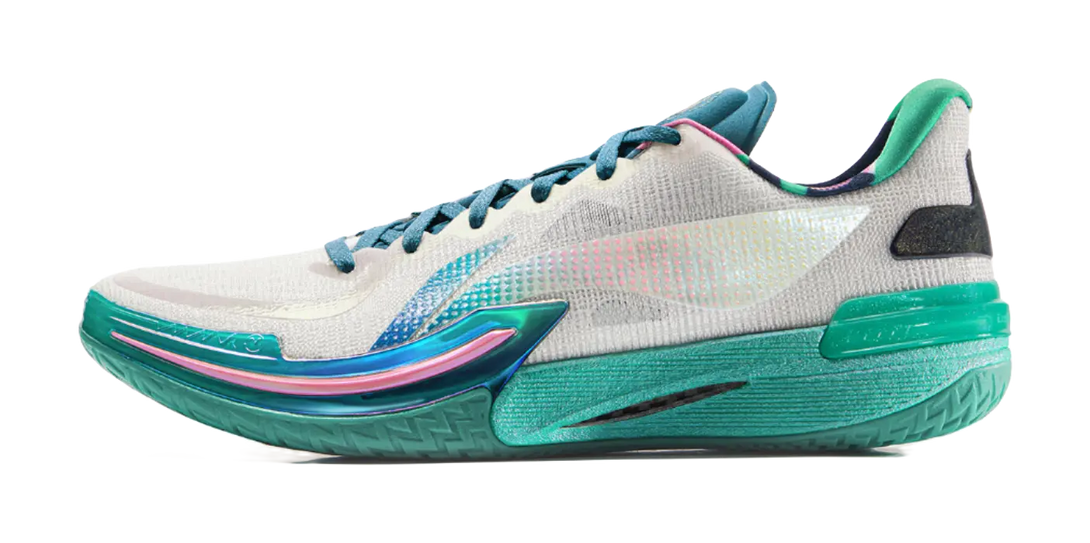 Li-Ning Gamma 1 "Glory" - Basketball Shoes Mens White Green  VJSNEAKER