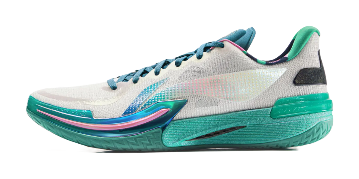 Li-Ning Gamma 1 "Glory" - Basketball Shoes Mens White Green  VJSNEAKER