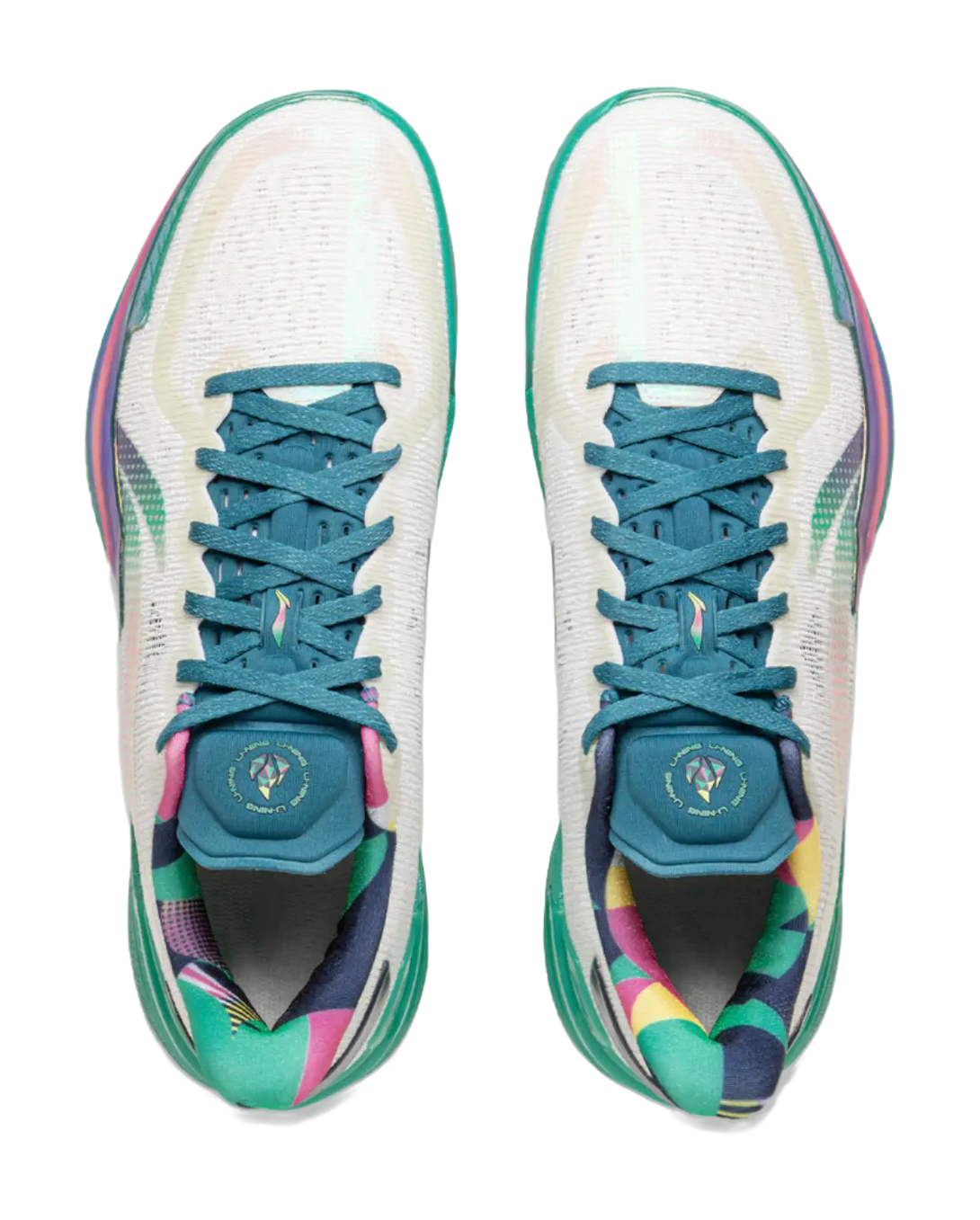 Li-Ning Gamma 1 "Glory" - Basketball Shoes Mens White Green  VJSNEAKER