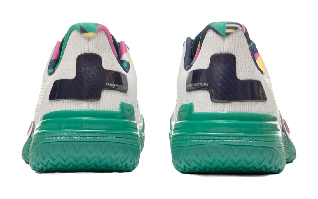 Li-Ning Gamma 1 "Glory" - Basketball Shoes Mens White Green  VJSNEAKER