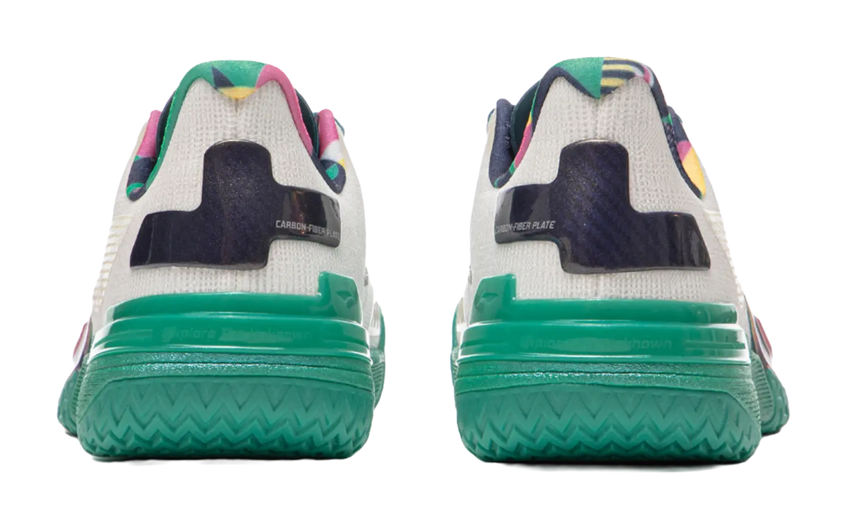 Li-Ning Gamma 1 "Glory" - Basketball Shoes Mens White Green  VJSNEAKER