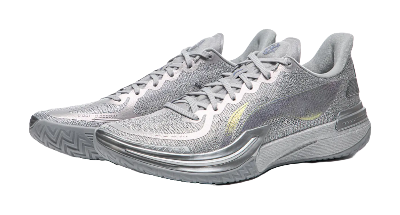 Li-Ning Gamma 1 "Silver Toad" - Basketball Shoes Mens Silver  VJSNEAKER