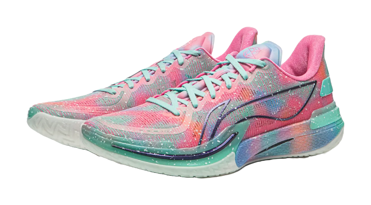 Li-Ning Gamma 1 "Sweet Universe" - Basketball Shoes Men's Low top Neon Pink  VJSNEAKER