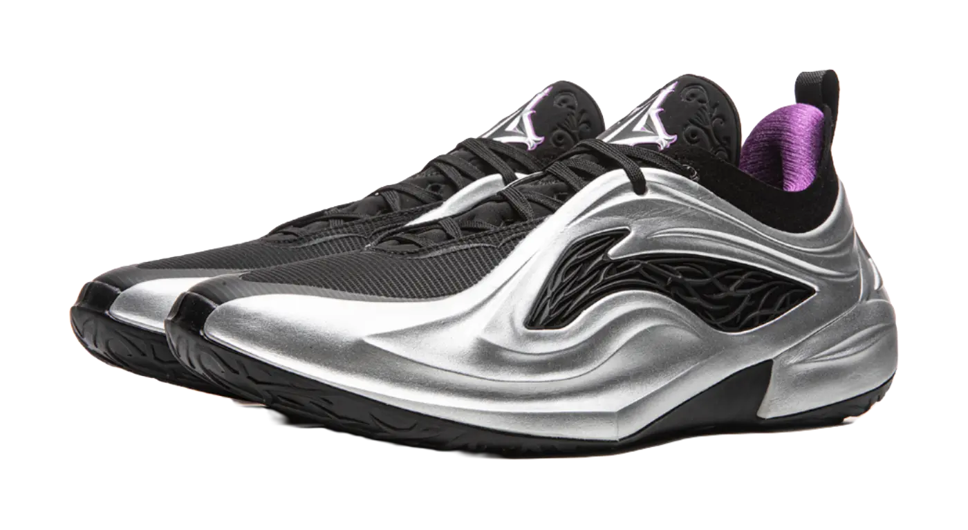 Li-Ning JB4 Jimmy Butler "Thorn" - Basketball Shoes Mens Silver Black Purple  VJSNEAKER