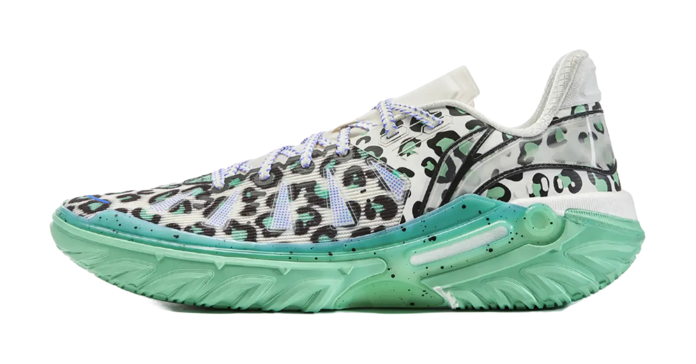 Li Ning Jie Ao 2 Basketball Shoes Mens Low top White Black Green  vjsneaker.com