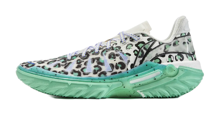 Li Ning Jie Ao 2 Basketball Shoes Mens Low top White Black Green  vjsneaker.com