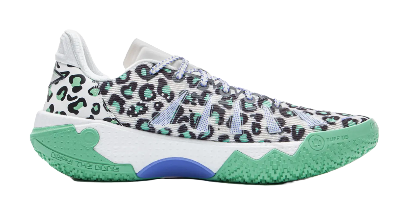 Li Ning Jie Ao 2 Basketball Shoes Mens Low top White Black Green  vjsneaker.com