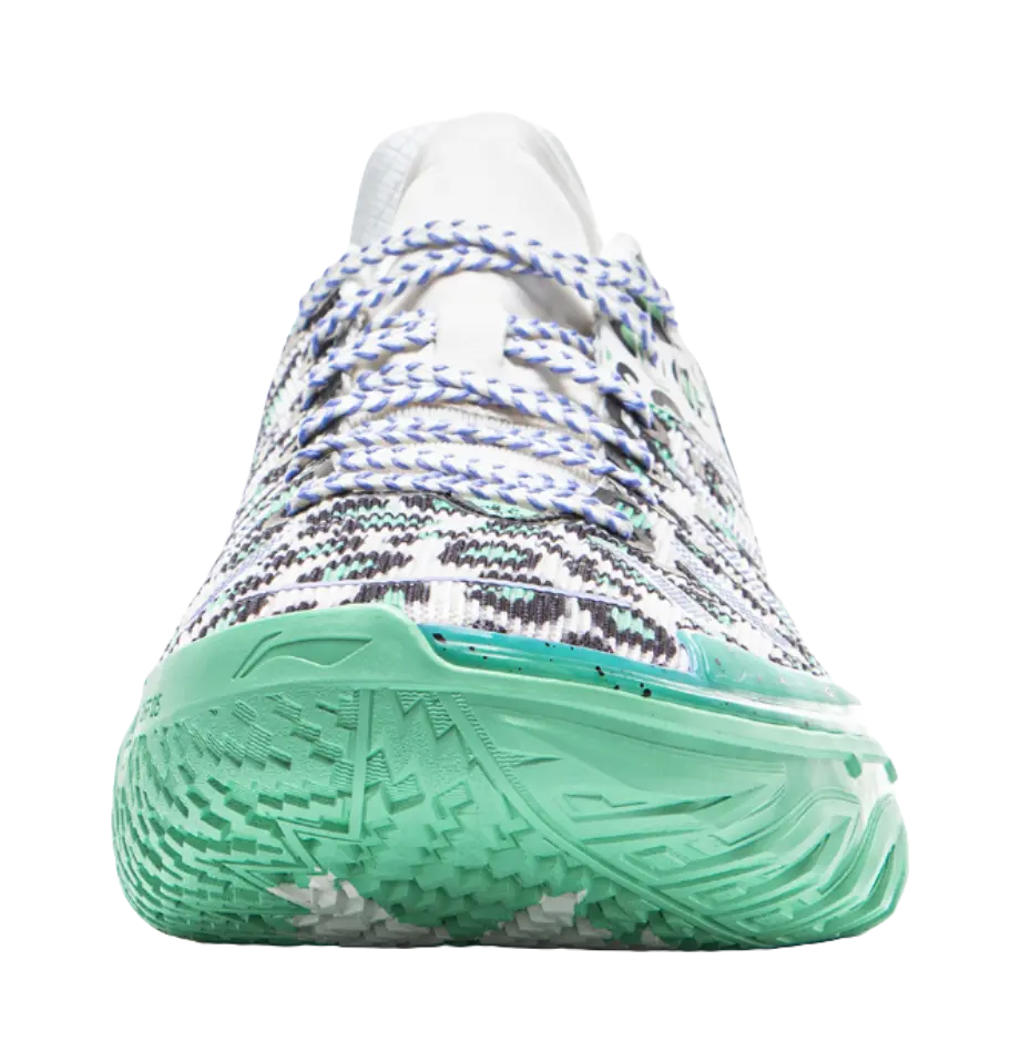 Li Ning Jie Ao 2 Basketball Shoes Mens Low top White Black Green  vjsneaker.com