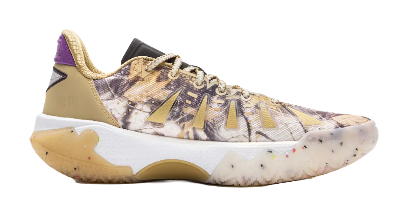 Li Ning Jie Ao 2 Basketball Shoes Mens Low top White Brown  vjsneaker.com