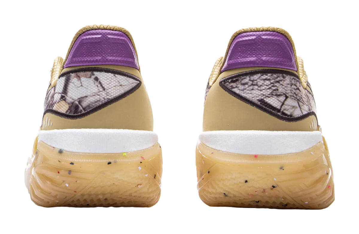 Li Ning Jie Ao 2 Basketball Shoes Mens Low top White Brown  vjsneaker.com