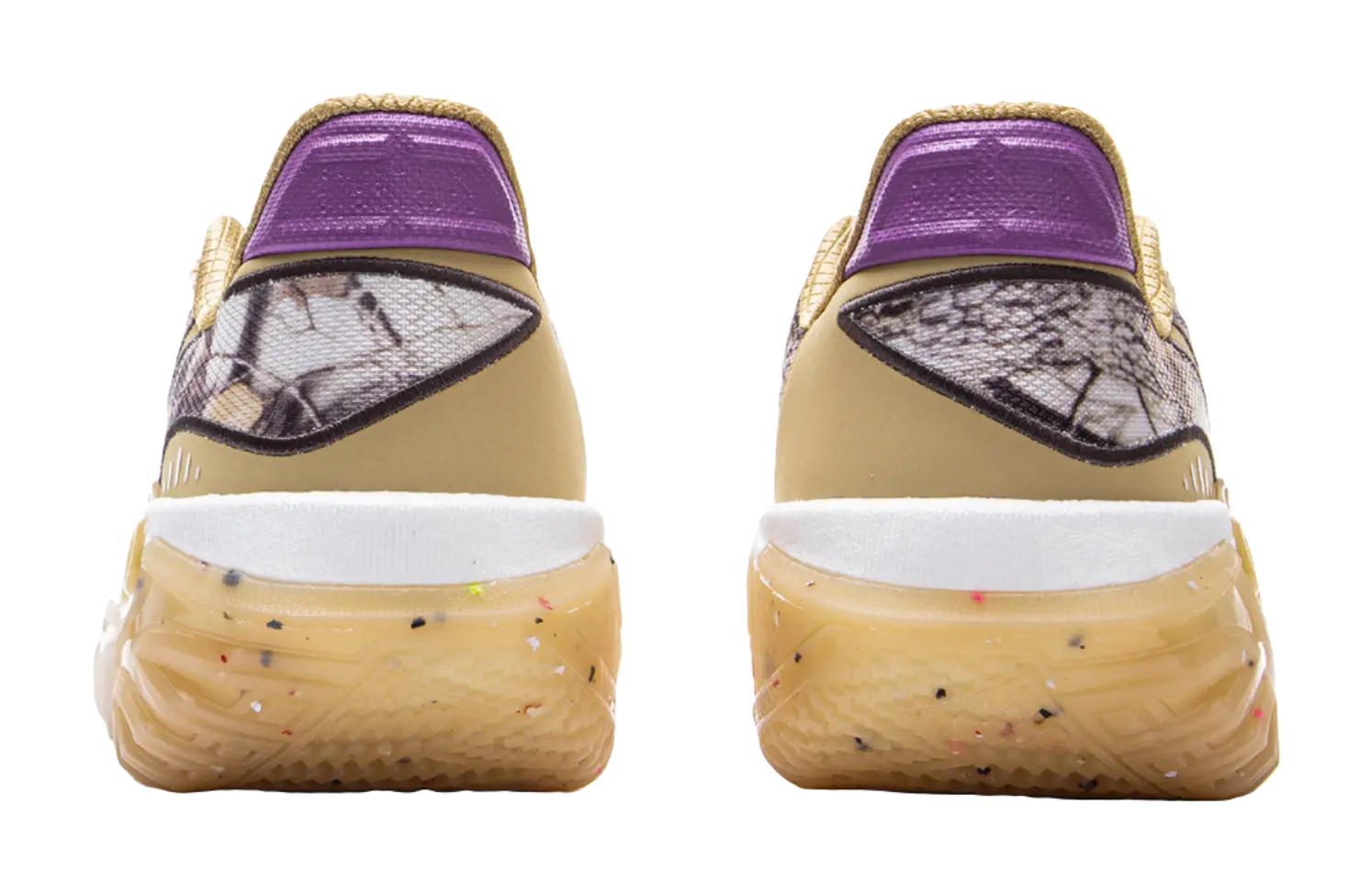 Li Ning Jie Ao 2 Basketball Shoes Mens Low top White Brown  vjsneaker.com