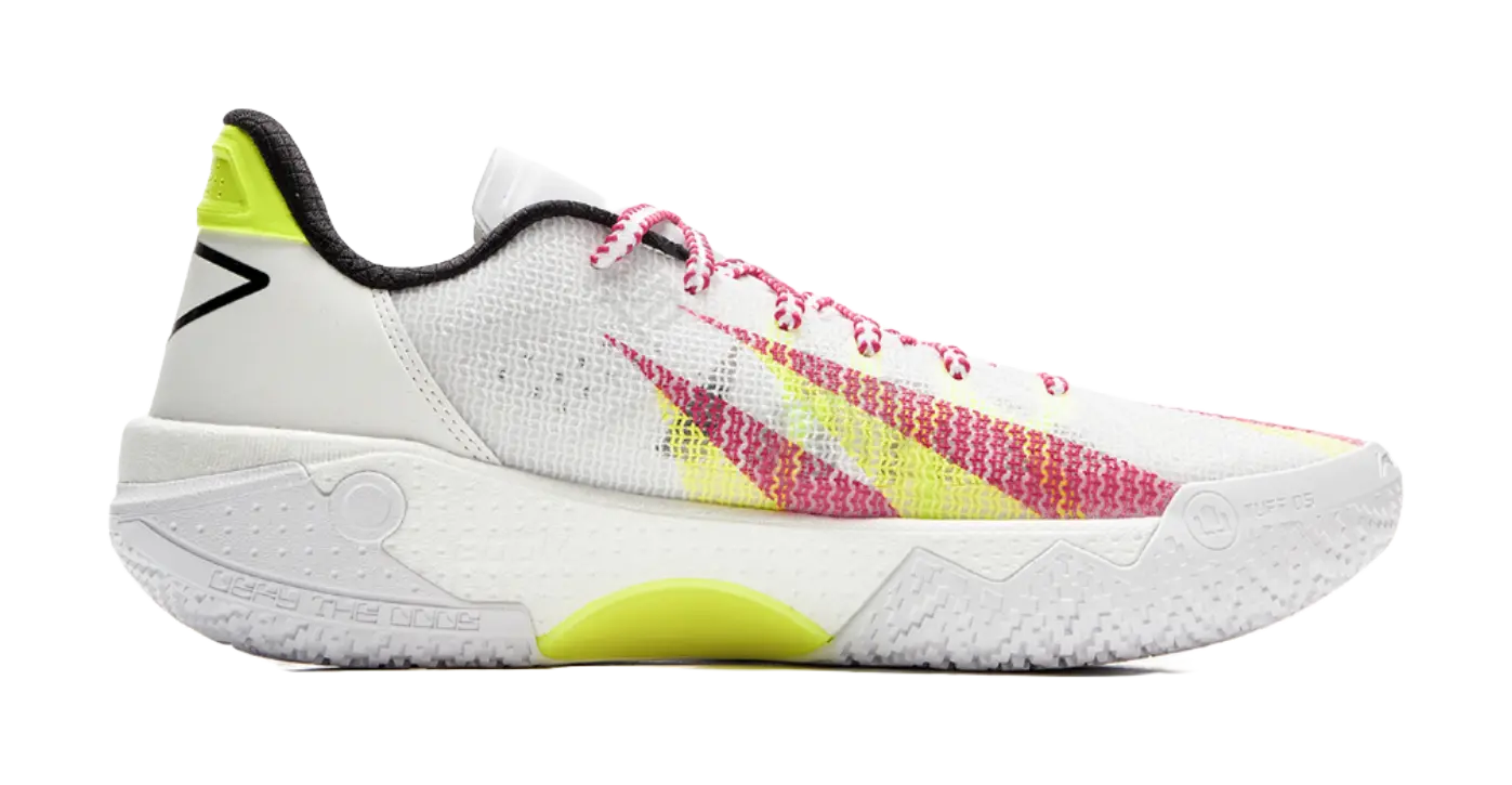 Li Ning Jie Ao 2 Basketball Shoes Mens Low top White Red  vjsneaker.com