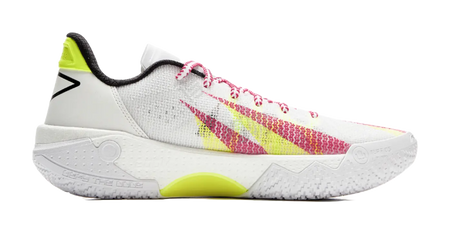 Li Ning Jie Ao 2 Basketball Shoes Mens Low top White Red  vjsneaker.com