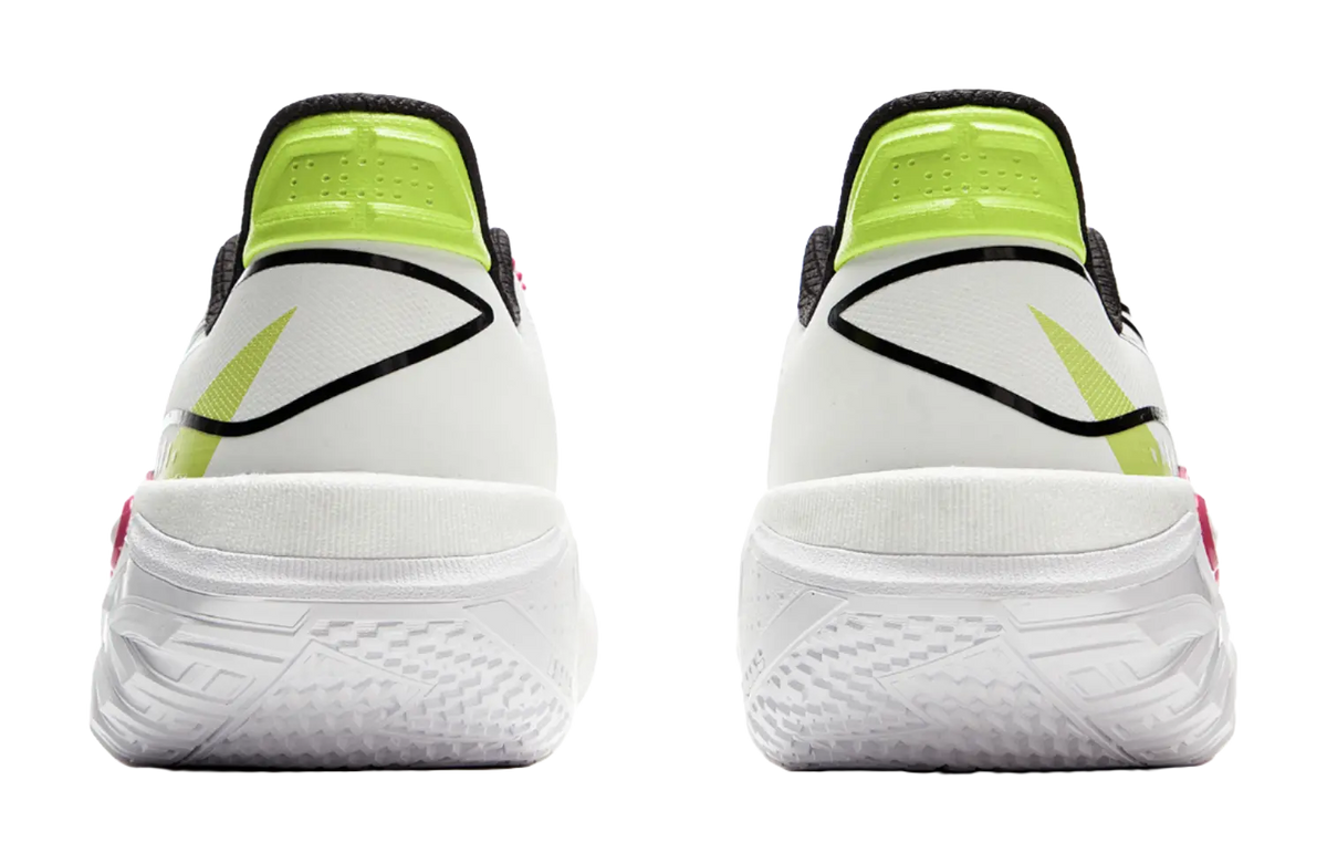 Li Ning Jie Ao 2 Basketball Shoes Mens Low top White Red  vjsneaker.com