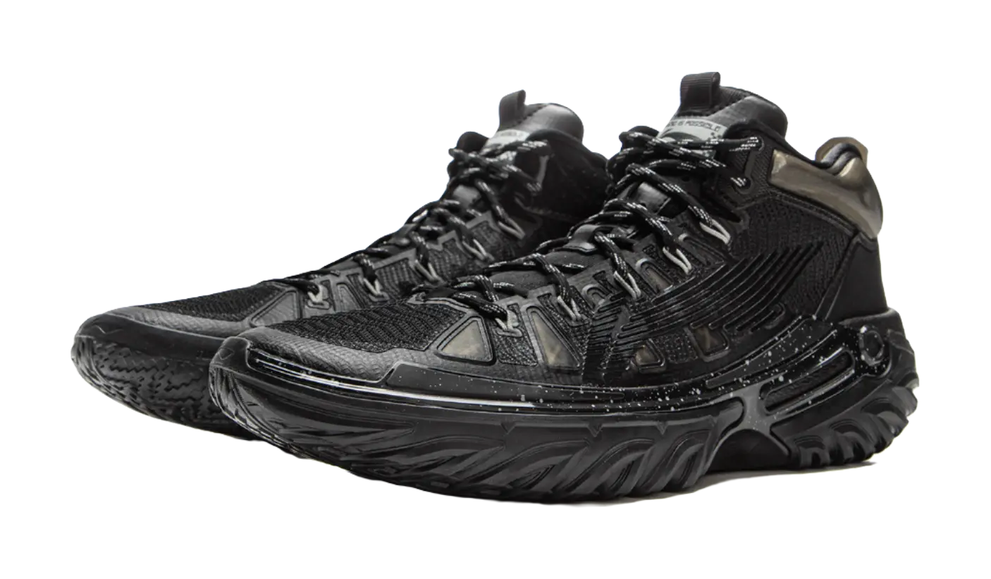 Li Ning Jie Ao 2High Basketball Shoes Mens High top Black  vjsneaker.com