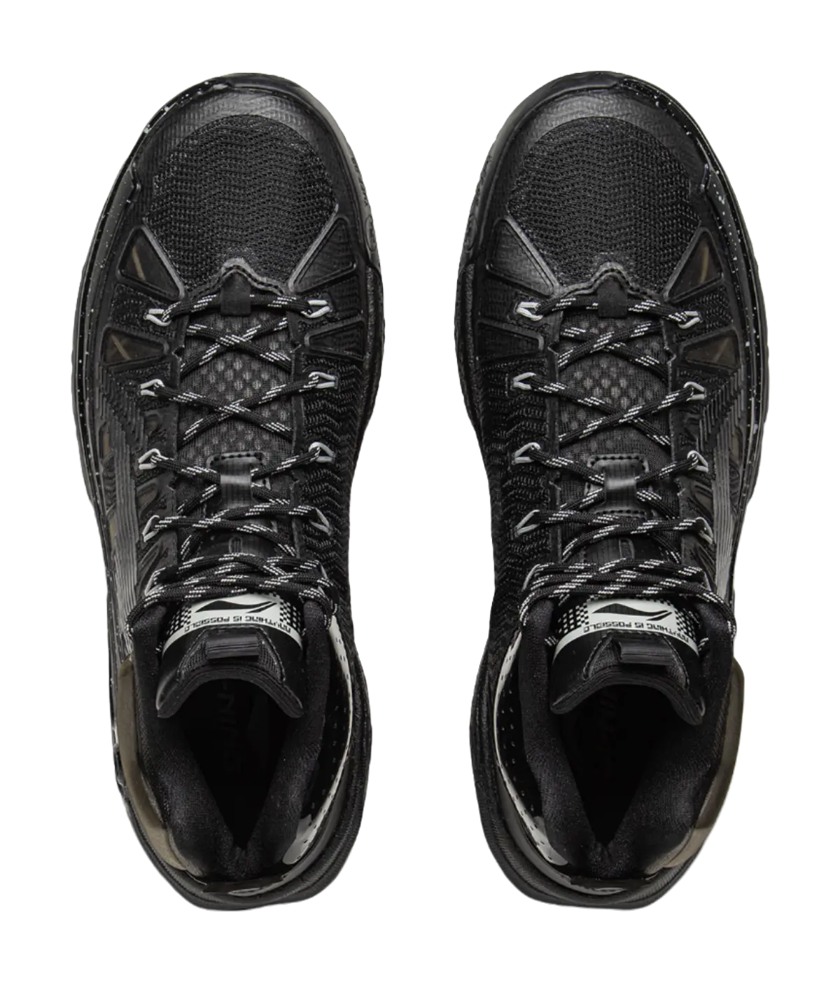 Li Ning Jie Ao 2High Basketball Shoes Mens High top Black  vjsneaker.com