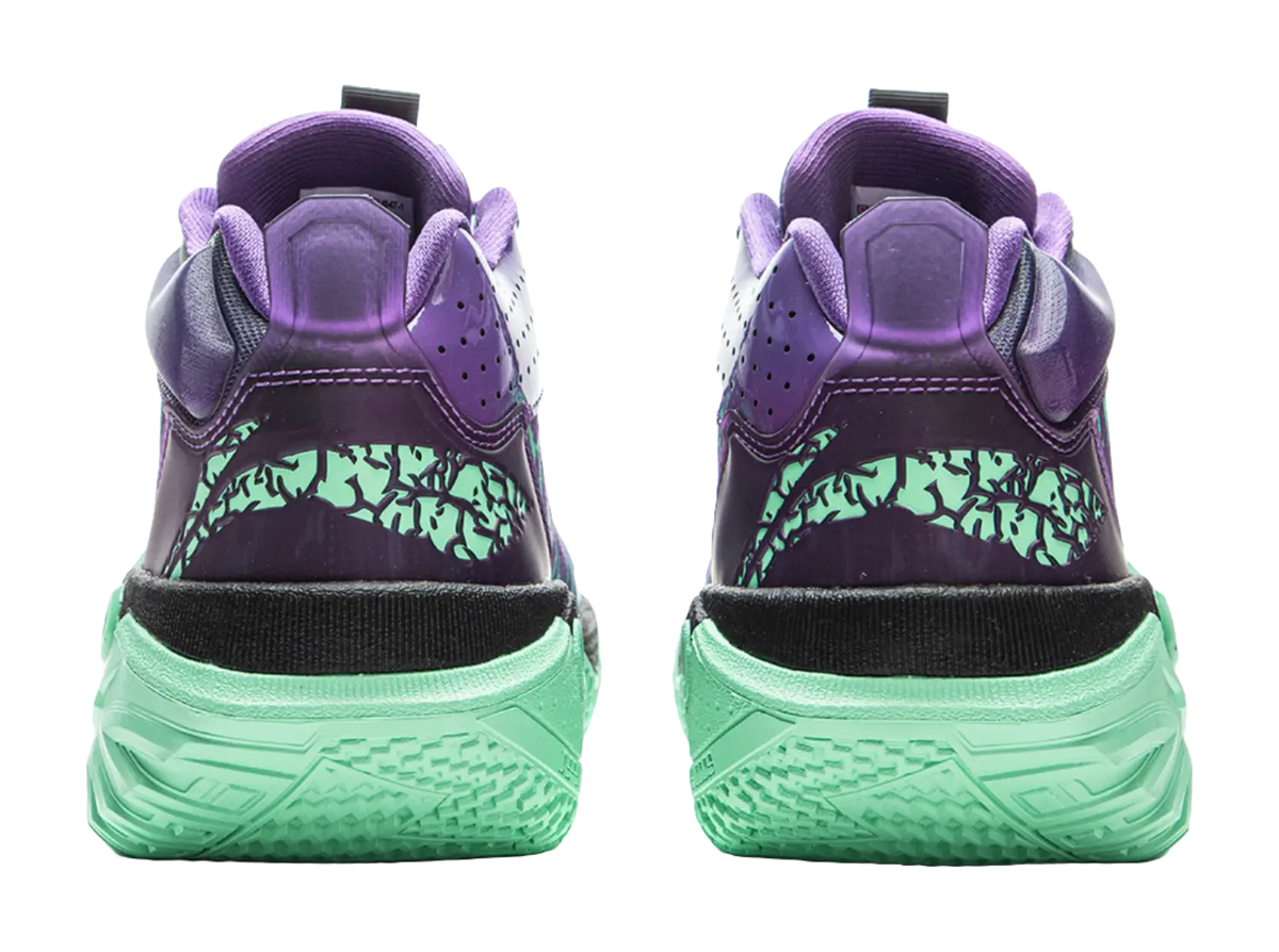 Li Ning Jie Ao 2High Basketball Shoes Mens High top Jade Green/Dragon Court Purple  vjsneaker.com