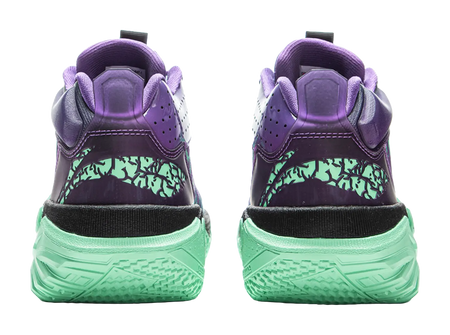 Li Ning Jie Ao 2High Basketball Shoes Mens High top Jade Green/Dragon Court Purple  vjsneaker.com