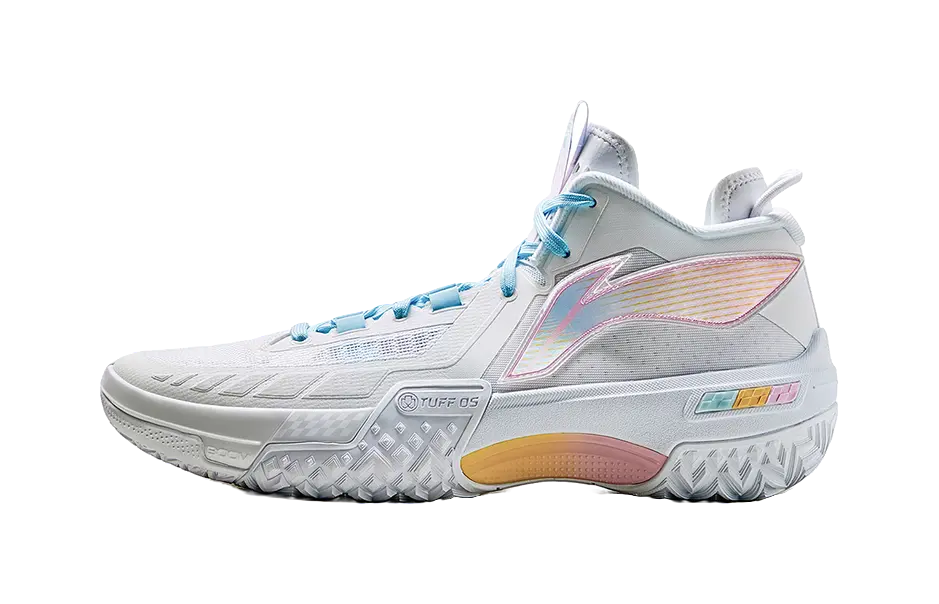 Li Ning Jie Ao Cushioning Slip Resistant Abrasion Resistant Rebound Grip Mid top Outdoor Basketball Shoes Mens  vjsneaker.com