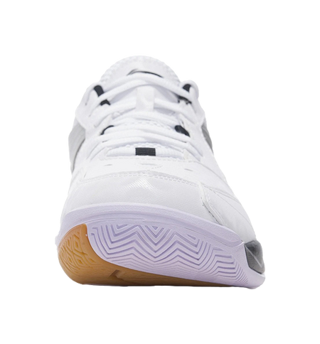 Li Ning Koba Men's Low-Top Badminton Shoes - Shock Absorption Slip & Abrasion Resistant White Black 