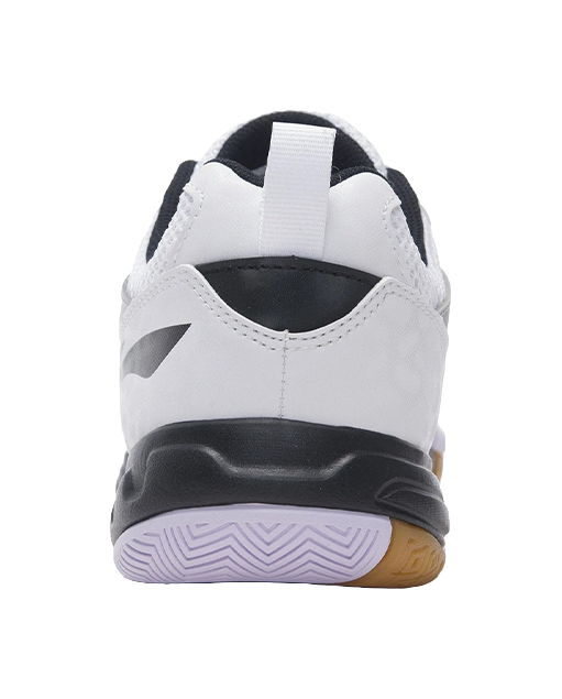 Li Ning Koba Men's Low-Top Badminton Shoes - Shock Absorption Slip & Abrasion Resistant White Black 