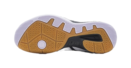 Li Ning Koba Men's Low-Top Badminton Shoes - Shock Absorption Slip & Abrasion Resistant White Black 