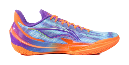 Li-Ning LiRen 5 V2 "Over Mountain" - Mismatched Basketball Shoes Mens Neon Green Purple  VJSNEAKER