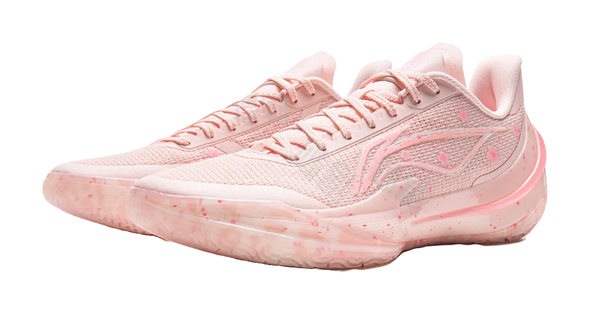 Li-Ning LiRen 5 V2 "Peach Blossom Wine" Limited Edition - Basketball Shoes Mens Pink  VJSNEAKER