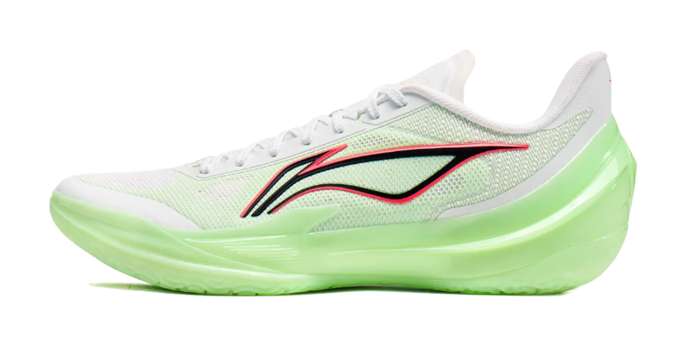 Li-Ning LiRen 5 V2 "Spring Essence" - Basketball Shoes for Men White and Green  VJSNEAKER