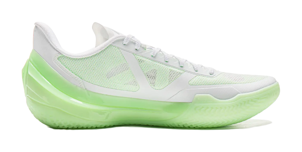 Li-Ning LiRen 5 V2 "Spring Essence" - Basketball Shoes for Men White and Green  VJSNEAKER