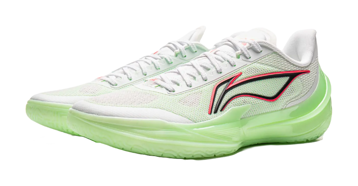 Li-Ning LiRen 5 V2 "Spring Essence" - Basketball Shoes for Men White and Green  VJSNEAKER