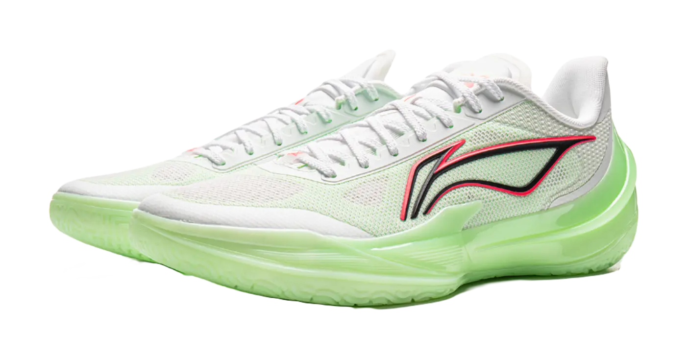 Li-Ning LiRen 5 V2 "Spring Essence" - Basketball Shoes for Men White and Green  VJSNEAKER